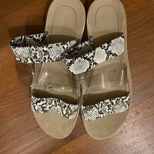 Snake Skin Sandals